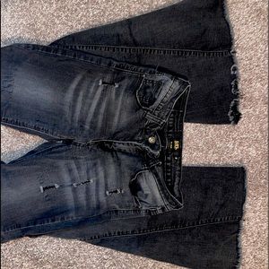 Lucky and Blessed Black Bell Bottoms